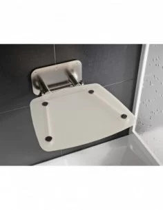 Sėdynė Ovo B II, Nerūdijantis plienas+opal, RAVAK