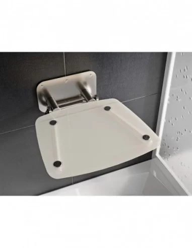 Sėdynė Ovo B II, Nerūdijantis plienas+opal, RAVAK