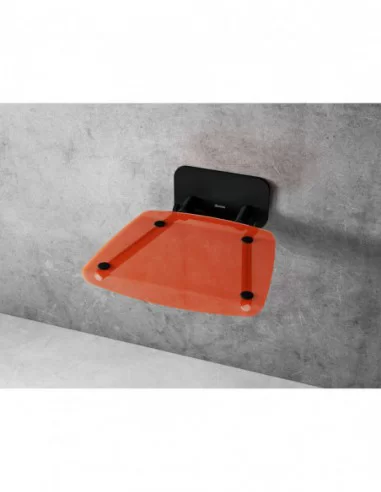 Sėdynė Ovo B II, Juoda+orange, RAVAK