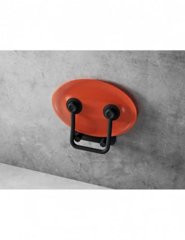 Sėdynė Ovo P II, Juoda+orange, RAVAK