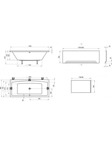 Vonia Formy 02, Balta, RAVAK