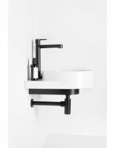 Praustuvo Yard 40 laikiklis, Juodas, RAVAK