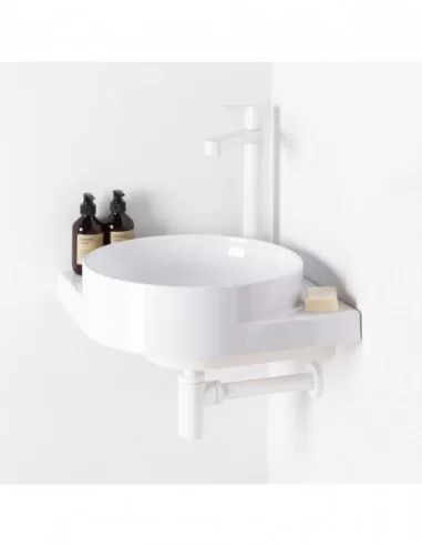 Praustuvo Yard 45 C laikiklis, Nerūdijantis plienas, RAVAK