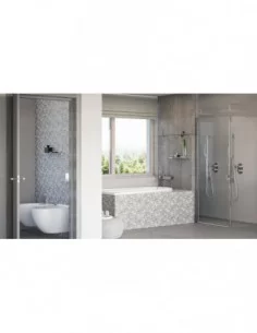 Stiklinė lentynėlė Chrome, Blizgus chromas, RAVAK