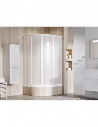 Žema dušo kabina Supernova SKCP4 Sabina, Balta, RAVAK