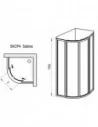 Žema dušo kabina Supernova SKCP4 Sabina, Balta, RAVAK