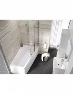 Vonios sienelė 10CVS2, Blizgantis, RAVAK