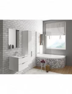 Vonios sienelė CVSK1 Rosa, Balta, RAVAK