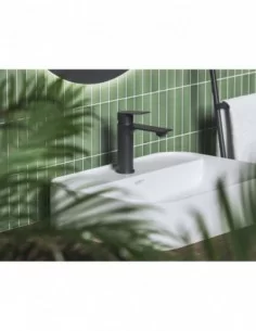 Praustuvo maišytuvas Plan PN 014.00, Juodas matinis, RAVAK