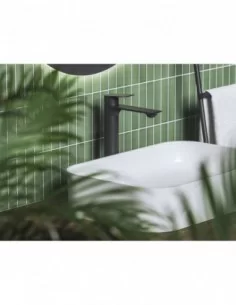 Praustuvo maišytuvas Plan PN 015.00, Juodas matinis, RAVAK