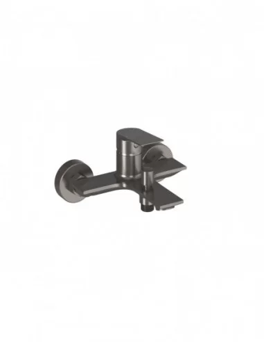 Vonios sieninis maišytuvas Plan, Šlifuoto grafito, RAVAK