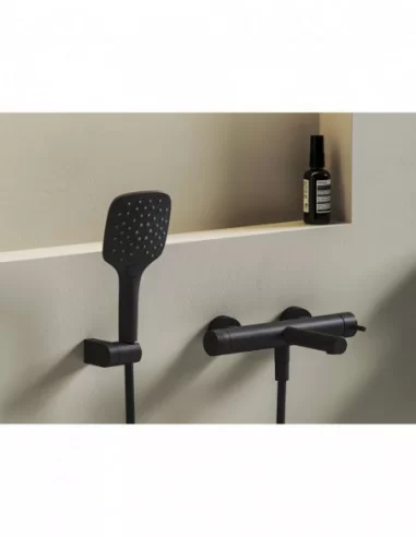 Vonios sieninis maišytuvas Nox, Juodas matinis, RAVAK