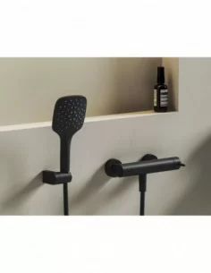 Sieninis dušo maišytuvas Nox, Juodas matinis, RAVAK