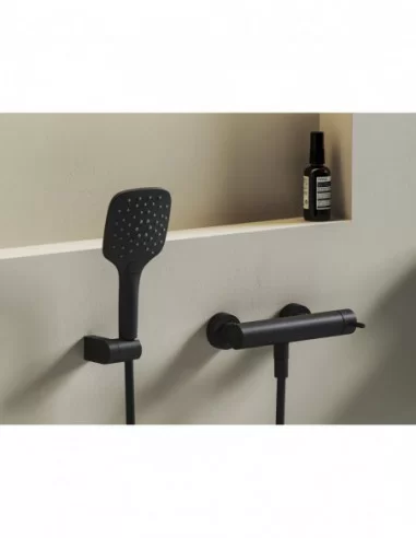 Sieninis dušo maišytuvas Nox, Juodas matinis, RAVAK