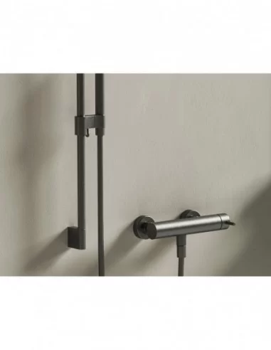 Sieninis dušo maišytuvas Nox, Šlifuoto grafito, RAVAK