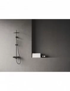 Dušo stovas Spring SG 098, netermostatinis, Juodas matinis, RAVAK