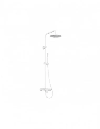 Dušo stovas Spring SG 098, netermostatinis, Baltas matinis, RAVAK