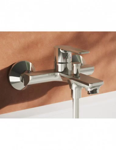 Sieninis vonios/dušo maišytuvas Solar, su dušo komplektu, Blizgus chromas, RAVAK