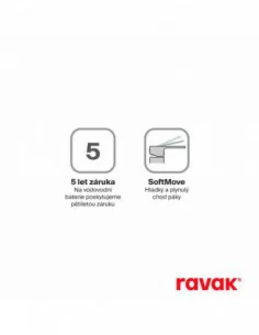 Sieninis dušo maišytuvas Classic, su dušo komplektu, Blizgus chromas, RAVAK