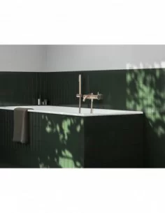 Sieninis vonios/dušo maišytuvas Espirit, su dušo komplektu, Šlifuoto rožinio aukso, RAVAK