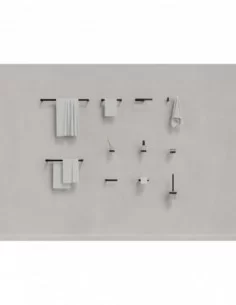 Sieninis skysto muilo dozatorius Fold FD 231, Juodas matinis, RAVAK