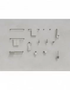 Dvigubas kabliukas Kona KN 100, Šlifuoto nerūdijančio plieno, RAVAK