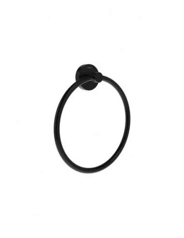 Apvalus rankšluosčių laikiklis Kona KN 300, Juodas matinis, RAVAK