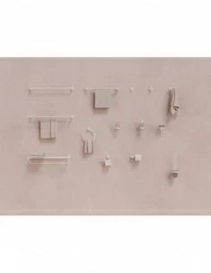 Rankšluosčių lentynėlė Kona KN 330, Baltas matinis, RAVAK