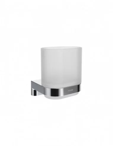 Laikiklis su stikline Chrome II CR II 210, Blizgus chromas, RAVAK