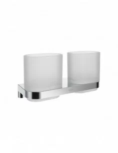 Laikiklis su stiklinėmis Chrome II CR II 220, Blizgus chromas, RAVAK