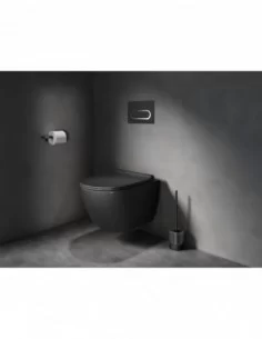 Tualetinio popieriaus laikiklis Chrome II CR II 400, Juodas matinis, RAVAK