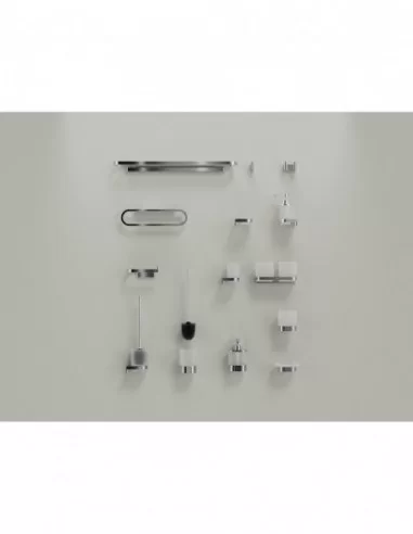 Tualeto šepetys Chrome II CR II 410, Blizgus chromas, RAVAK