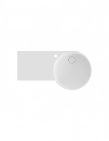 Praustuvas ARC 83/43 K/D su skyle maišytuvui, Balta, RAVAK