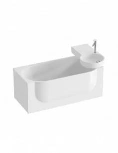 Praustuvas ARC 83/43 K/D su skyle maišytuvui, Balta, RAVAK