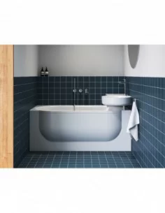 Praustuvas ARC 83/43 K/D su skyle maišytuvui, Balta, RAVAK