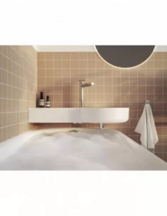 Praustuvas ARC 83/43 K/D su skyle maišytuvui, Balta, RAVAK