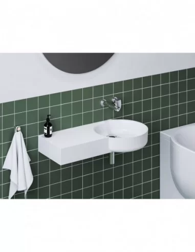 Praustuvas ARC 83/43 K/D be skylės, Balta, RAVAK