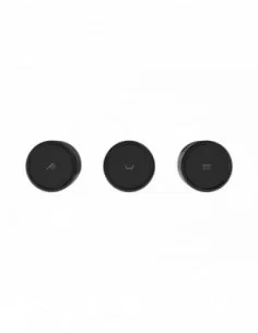 Flat FL 063.00 termostatinis potinkinis maišytuvas su jungikliu, skirtas montuoti su R-box, Juodas matinis, RAVAK