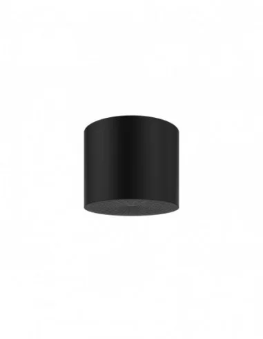 Apvalus galvos dušas, cilindras, Juodas matinis, RAVAK