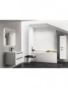 Šoninė apdailos plokštė MDF 70-80, baltos sp, RAVAK