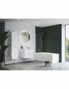 Aukšta spintelė Classic II, Balta/pilka, RAVAK