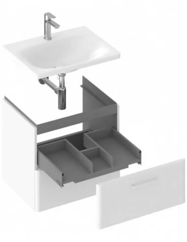 Spintelė po praustuvu SD Balance II 60 / 80, Balta, RAVAK