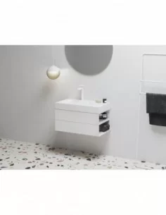 Spintelė po praustuvu SD Lite 80 K/D, Balta, RAVAK