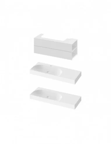 Spintelė po praustuvu SD Lite 120 K/D, Balta, RAVAK