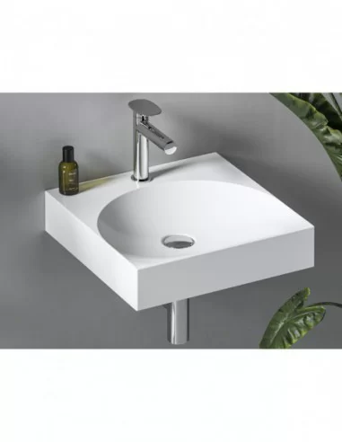 Praustuvas Lite 45 / 60 / 80 su skyle maišytuvui, Balta, RAVAK