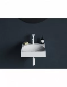 Praustuvas Lite 45 / 60 / 80 su skyle maišytuvui, Balta, RAVAK