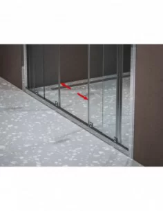 Dušo durys Blix II NBLDP4, chromo sp., RAVAK