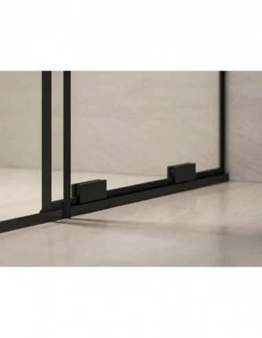 Dušo durys Roll RODP2, juodos sp., RAVAK