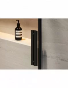 Dušo durys Roll RODP2, juodos sp., RAVAK