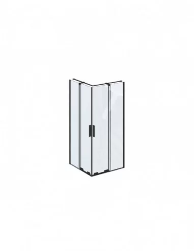 Dušo kabina Roll RORV2, juodos sp., RAVAK